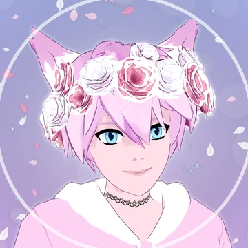 KitsuJayce's pink fox VTuber avatar
